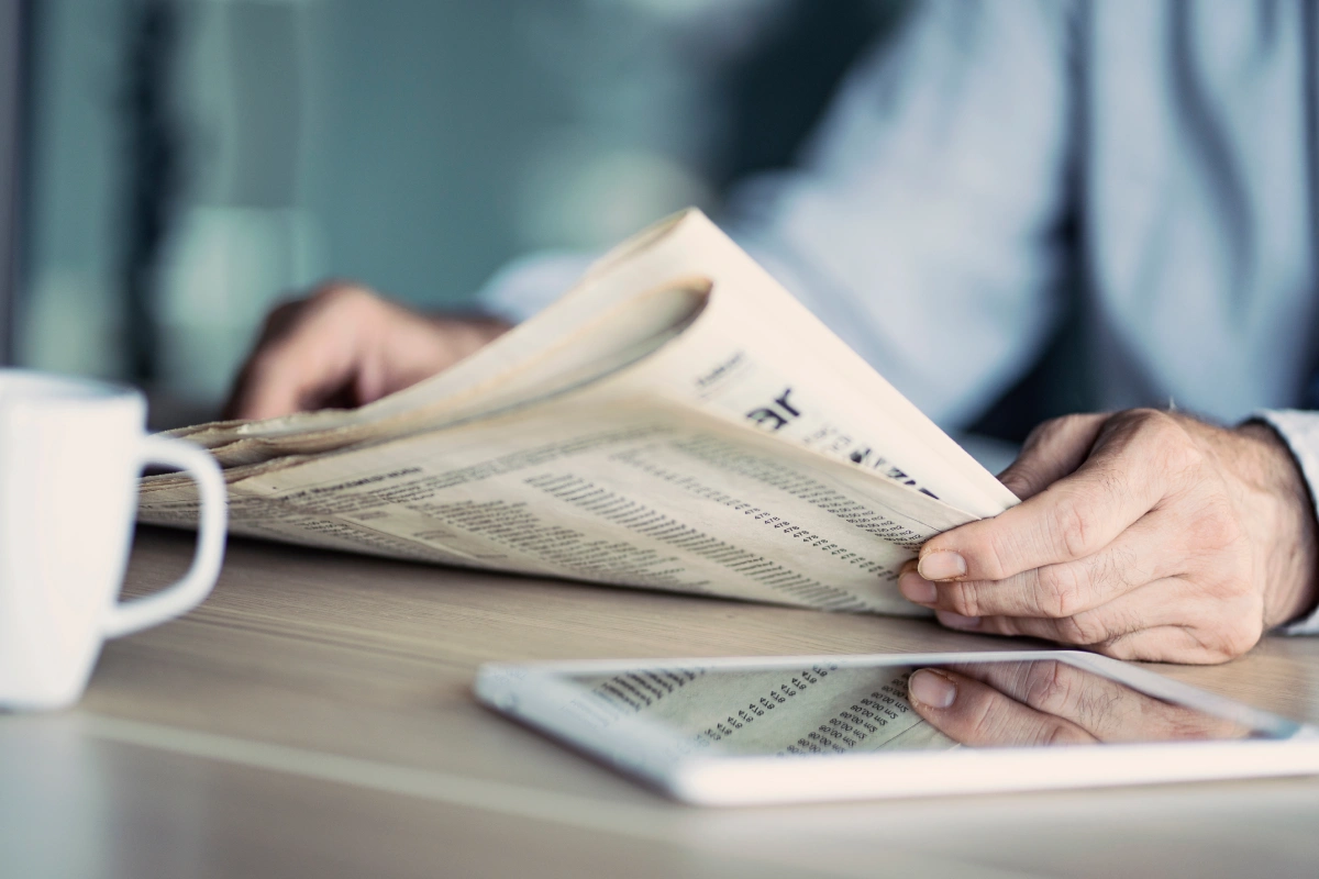 A newspaper